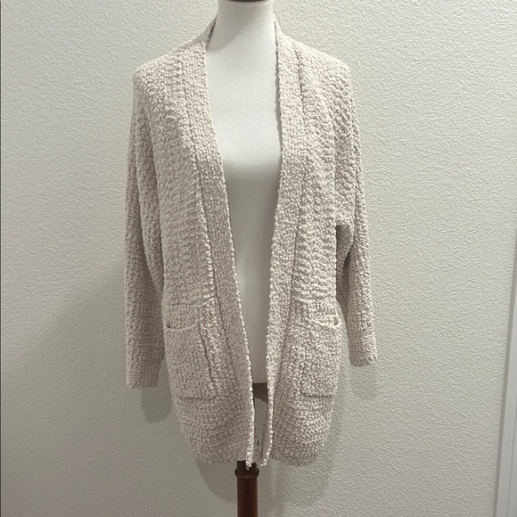 Bobeau Cream Textured Cardigan - Picture 1 of 4